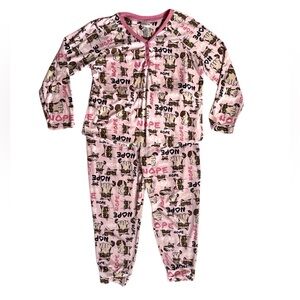 Grumpy Cat velour all over print two piece pajama set  women’s size 2X (18-20)